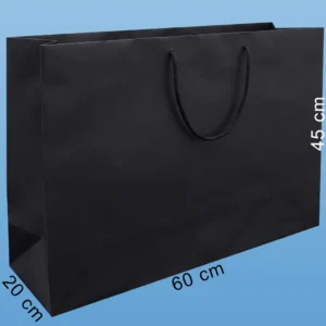 papiertaschen schwarz matt, große papiertaschen, größte papiertaschen in österreich